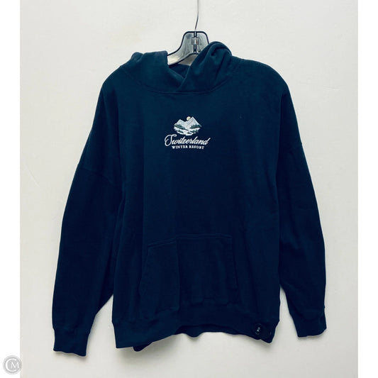 Sweatshirt Hoodie By Hollister In Navy, Size: Xl