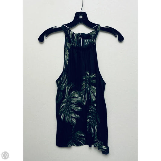 Top Sleeveless By Worthington In Tropical Print, Size: M
