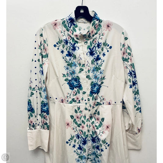 Dress Casual Midi By Sunday Up In Floral Print, Size: S
