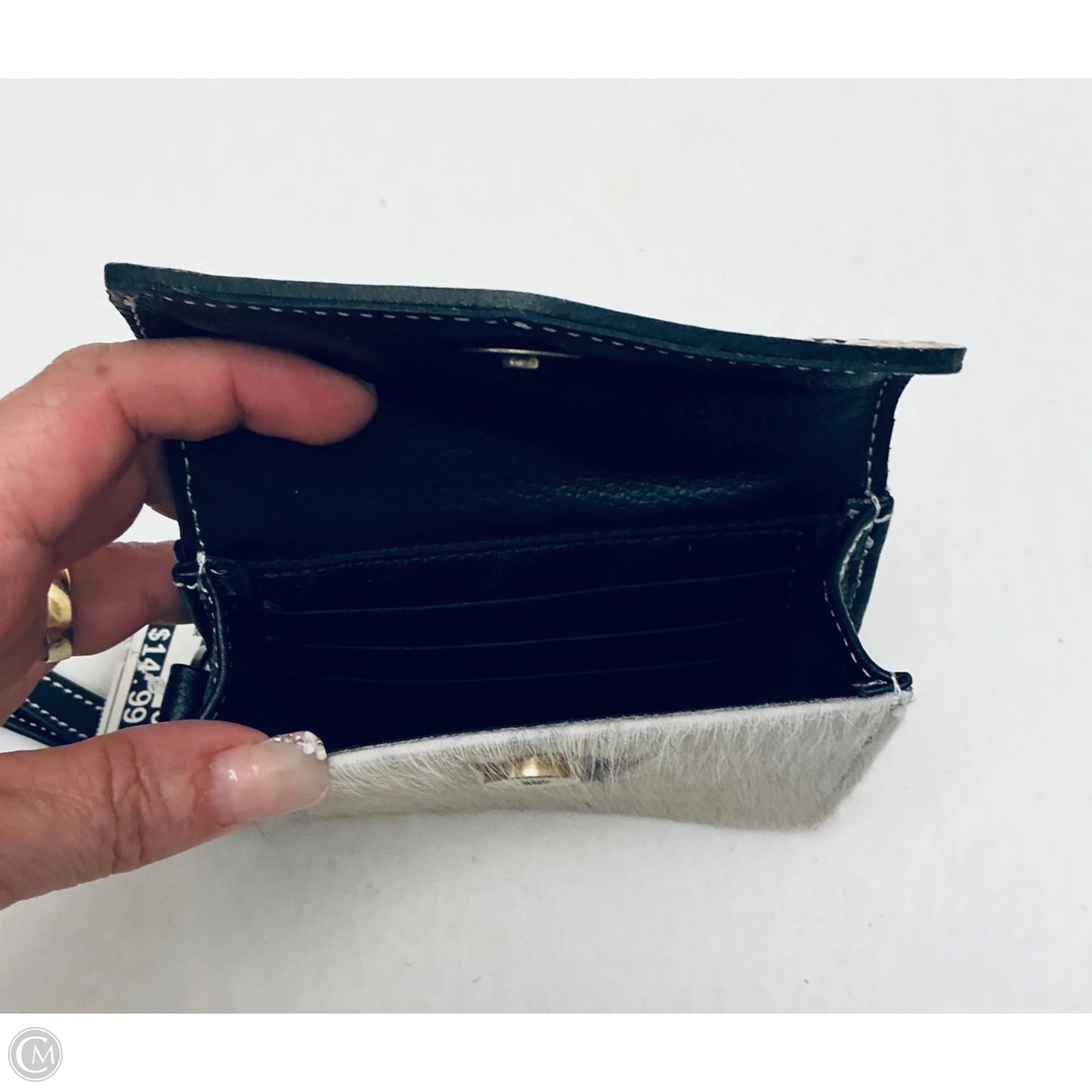 Wallet Leather By Clothes Mentor, Size: Medium