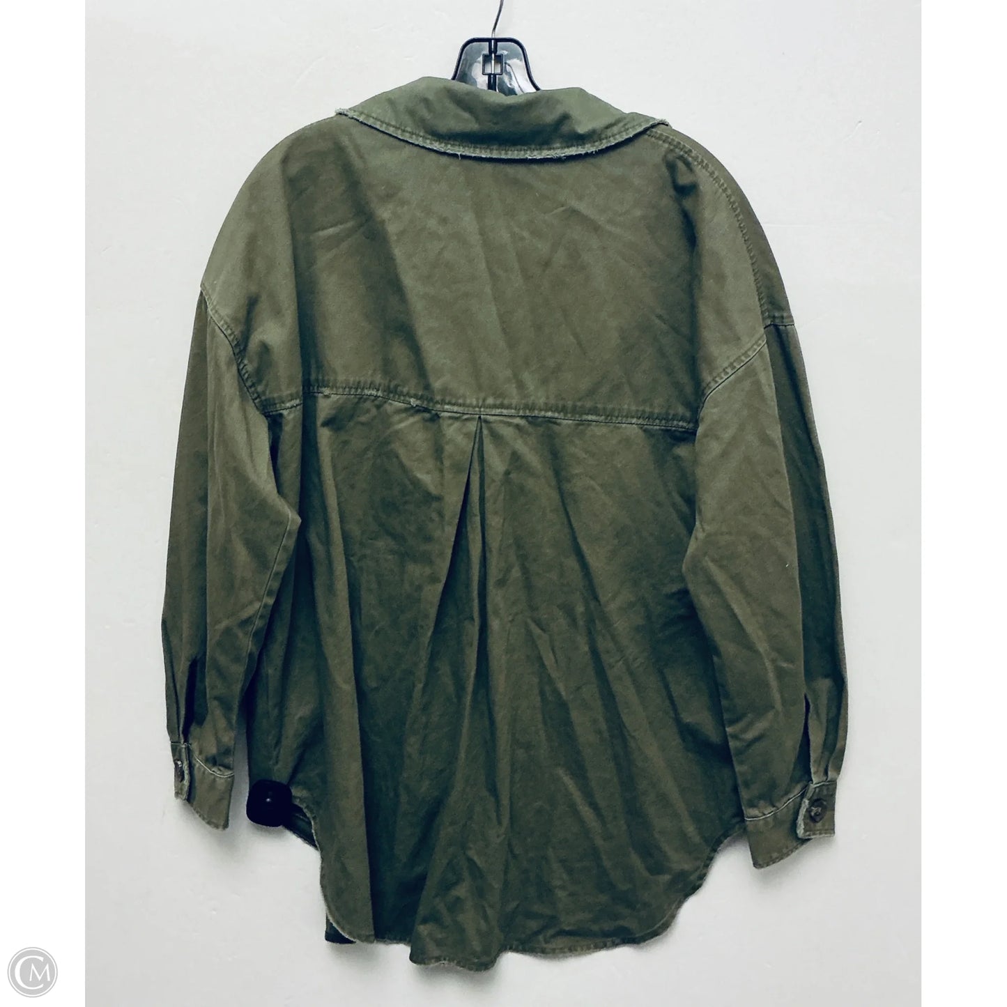 Jacket Shirt By So In Green, Size: S