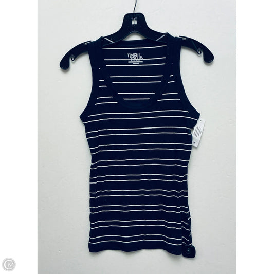 Tank Top By Time And Tru In Striped Pattern, Size: S