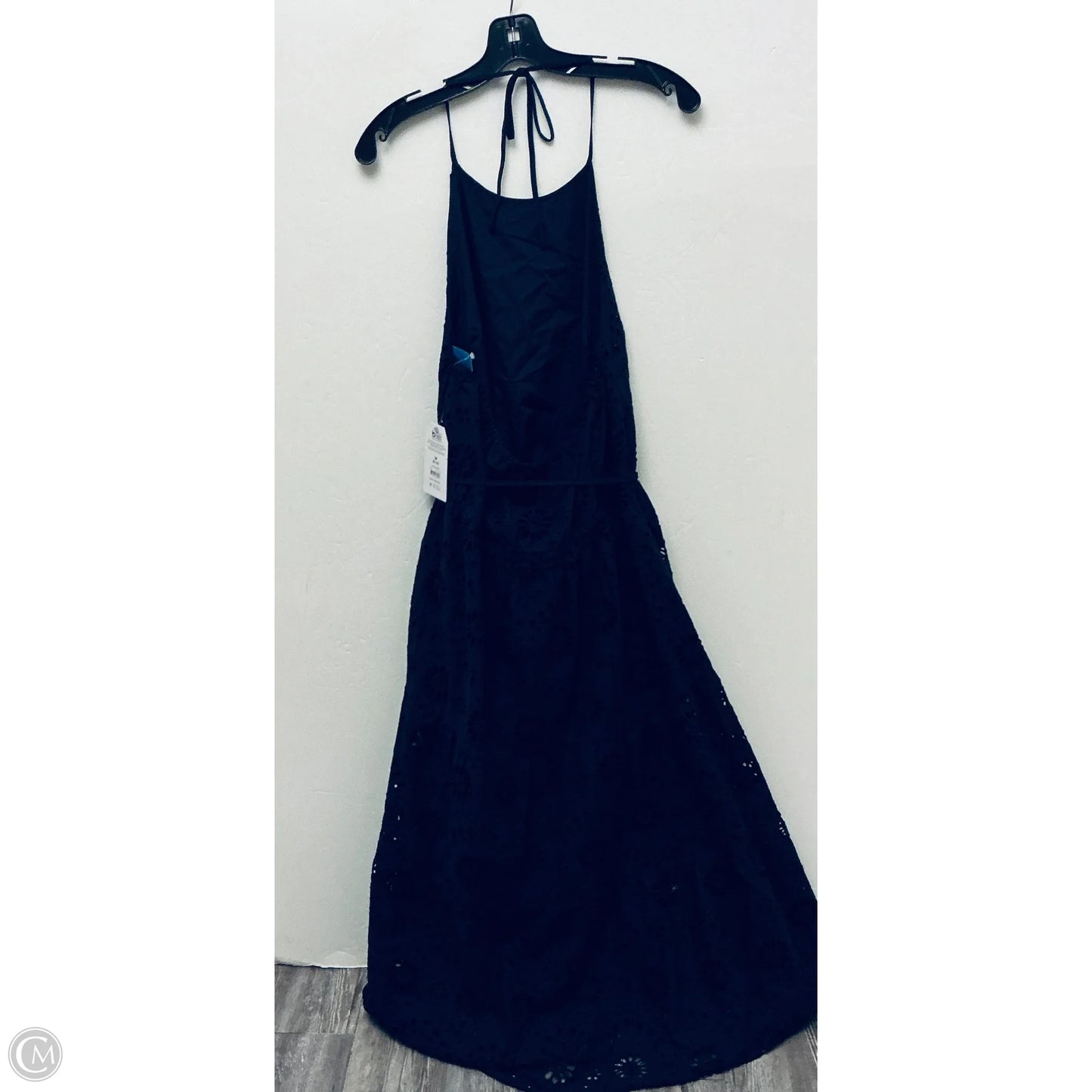 Dress Casual Midi By Time And Tru In Navy, Size: M
