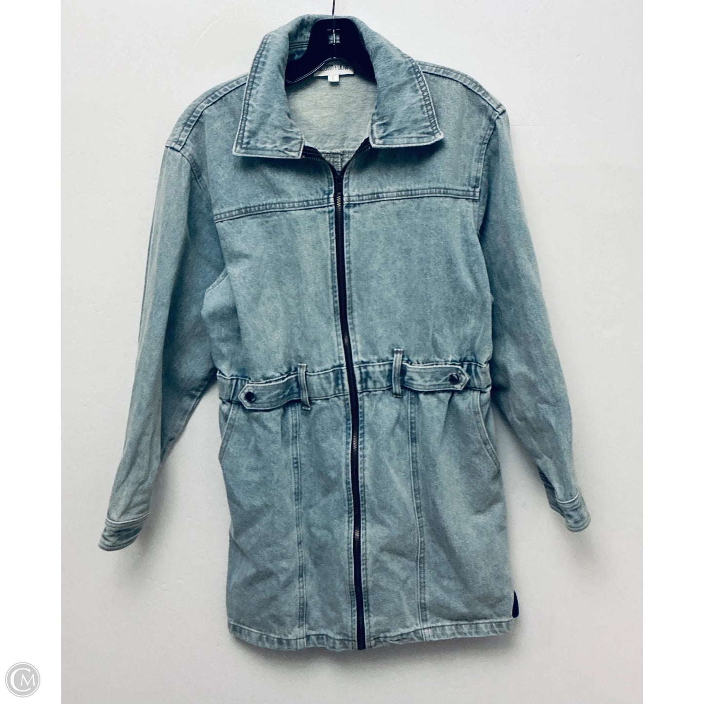 Dress Denim By Clothes Mentor In Blue Denim, Size: L