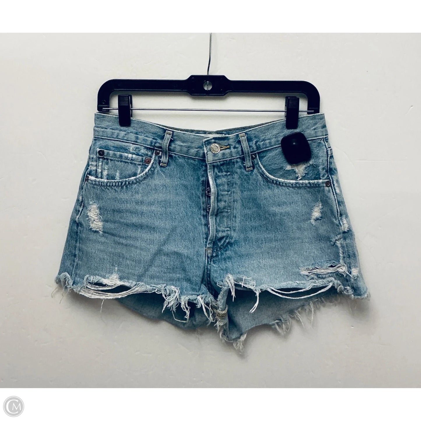 Shorts By Agolde In Blue Denim, Size: 2