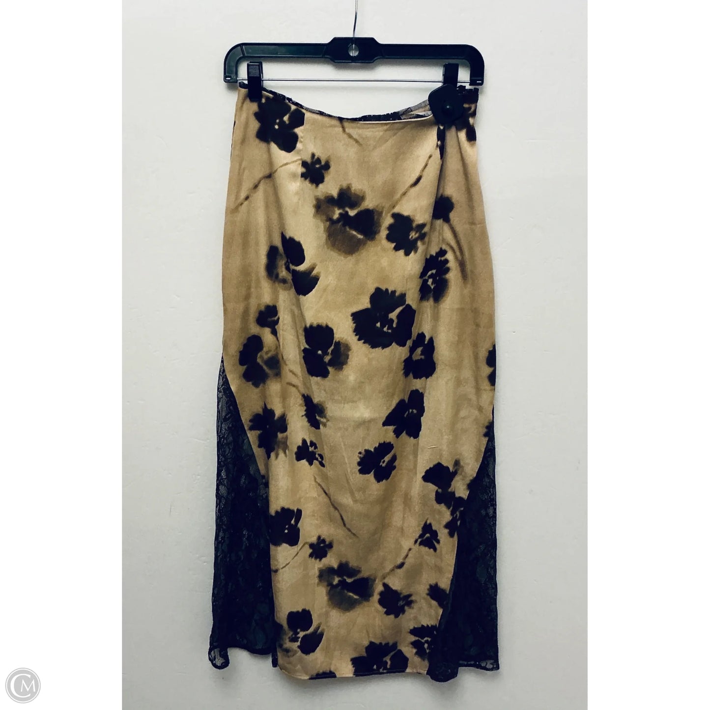 Skirt Midi By Top Shop In Brown, Size: 6