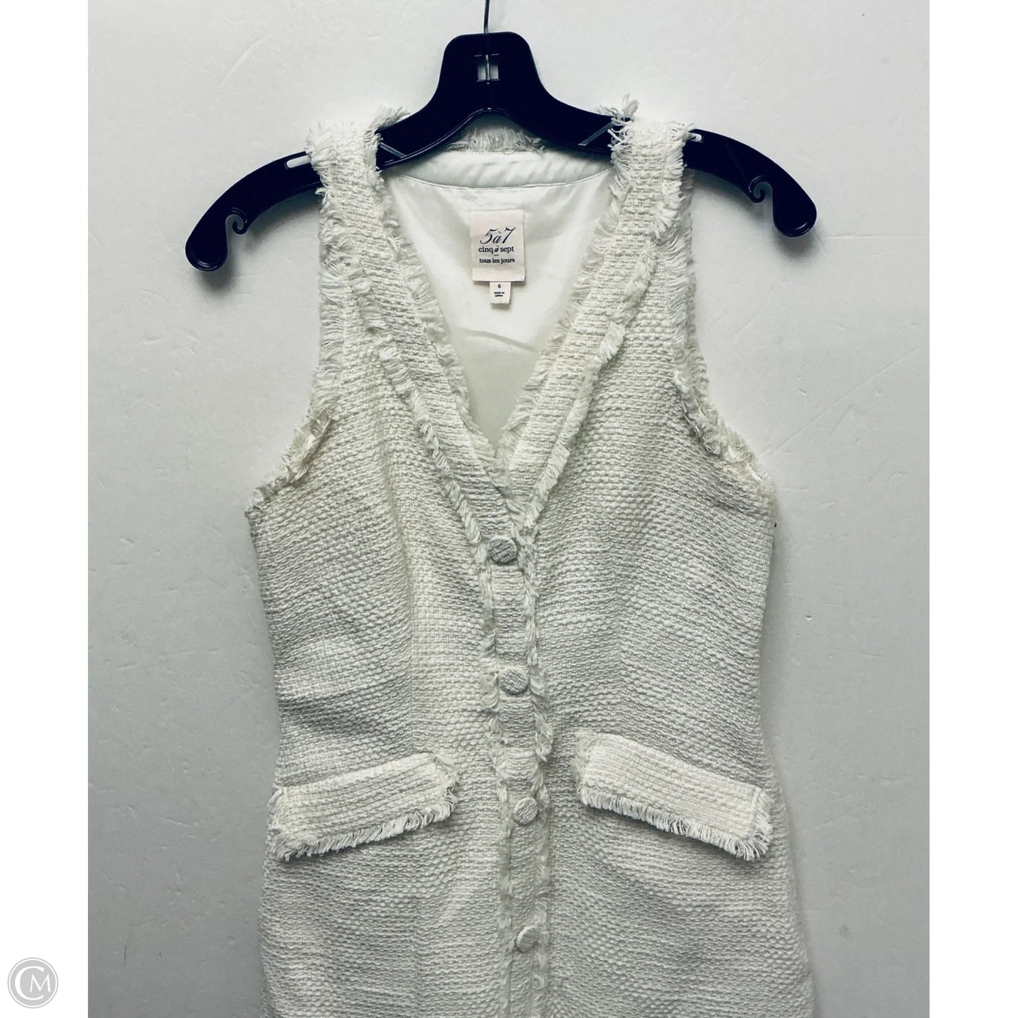 Dress Casual Short By Cinc A Sept In White, Size: S
