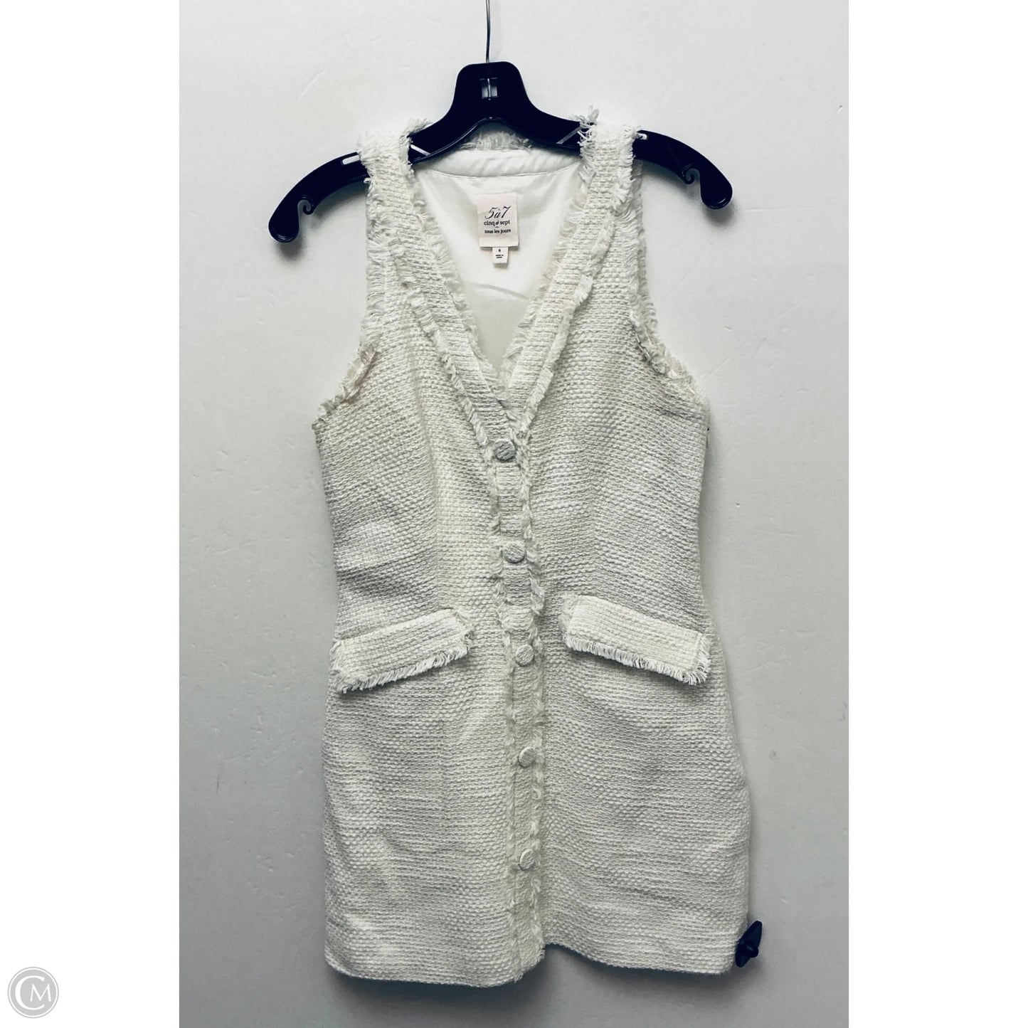 Dress Casual Short By Cinc A Sept In White, Size: S