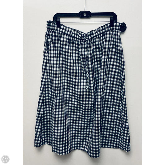 Skirt Midi By J. Crew In Checkered Pattern, Size: 14