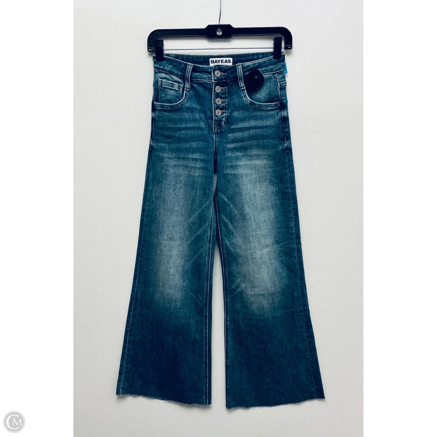 Jeans Wide Leg By Bayse In Blue Denim, Size: 0