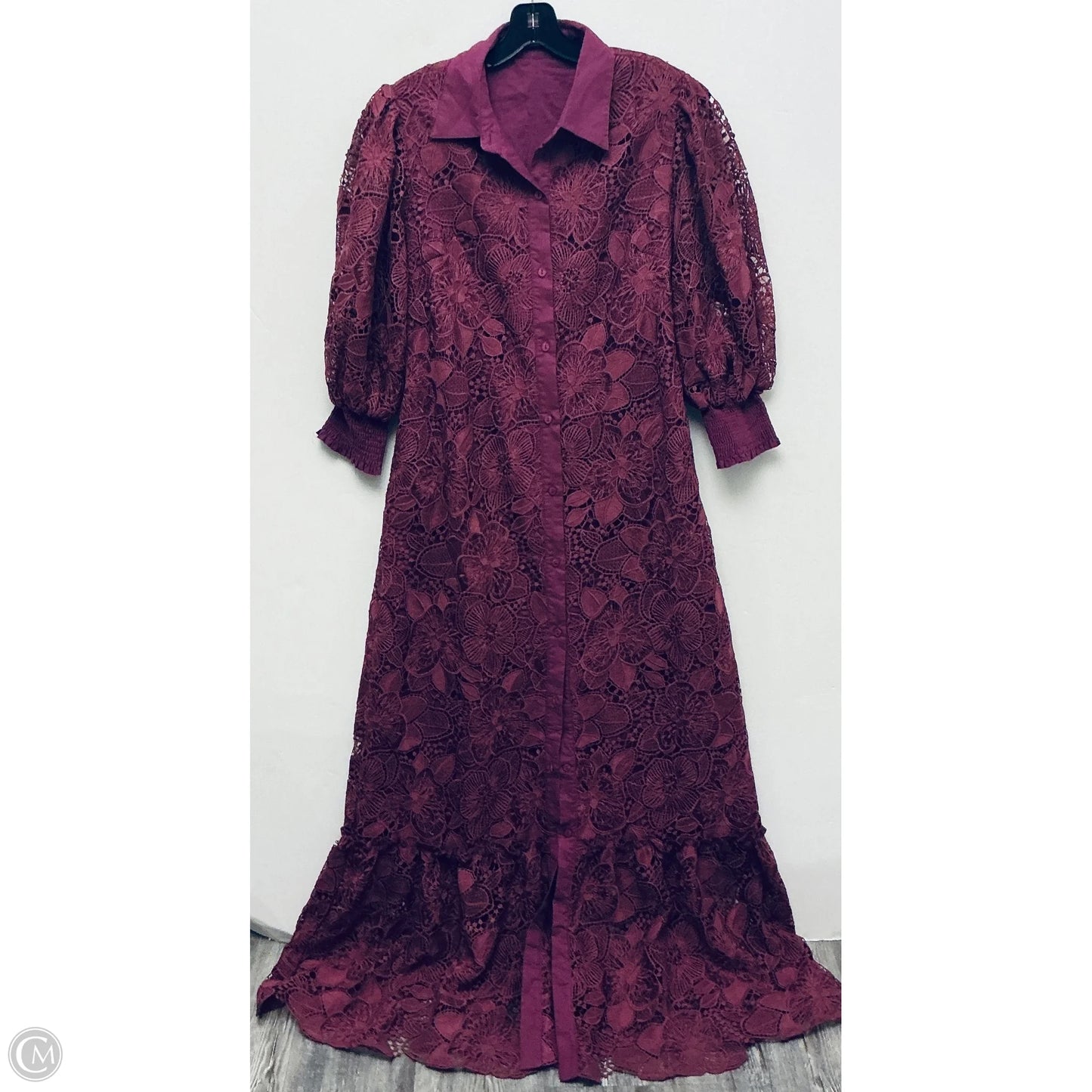 Dress Casual Maxi By Solitaire In Purple, Size: Xl