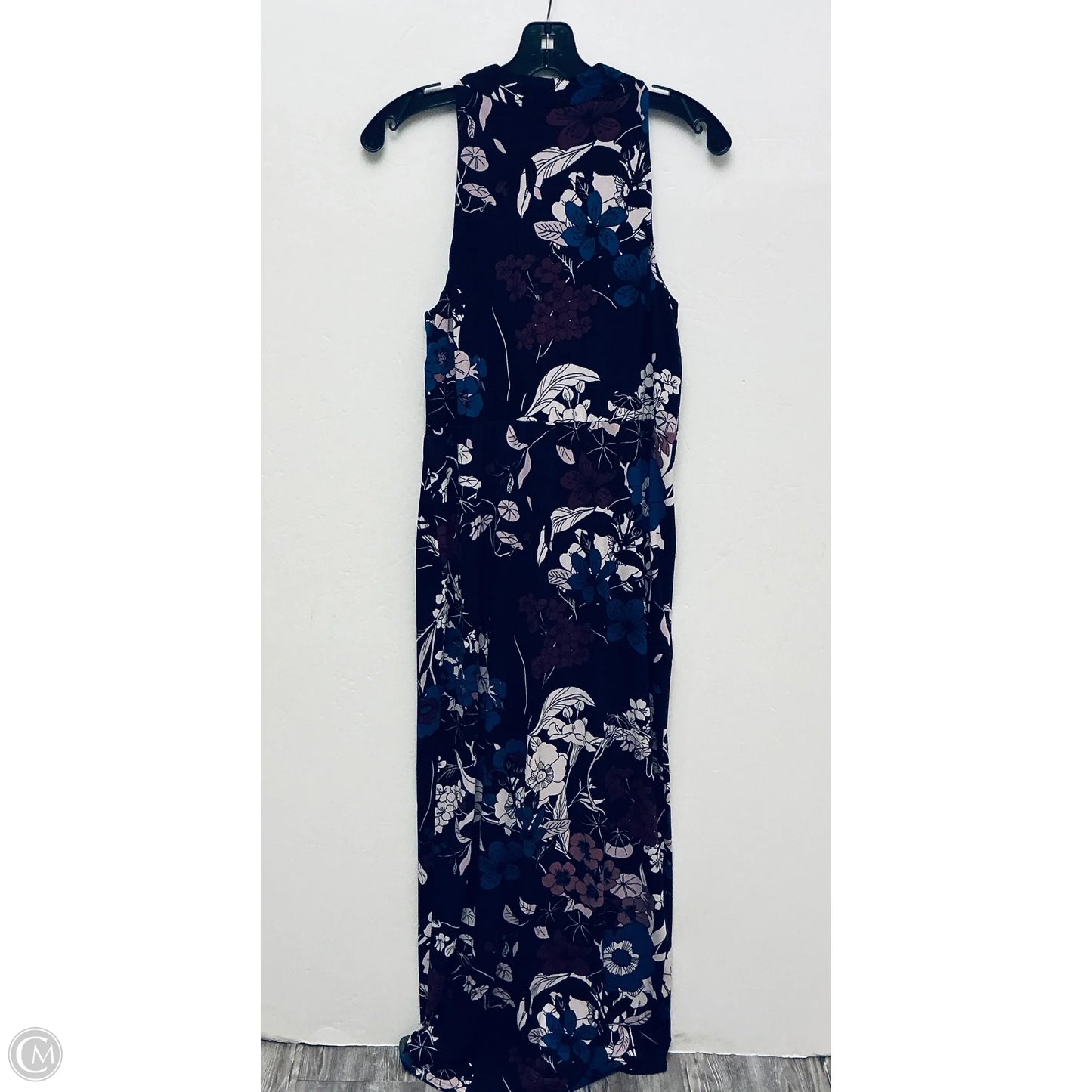 Dress Casual Midi By White House Black Market In Floral Print, Size: M