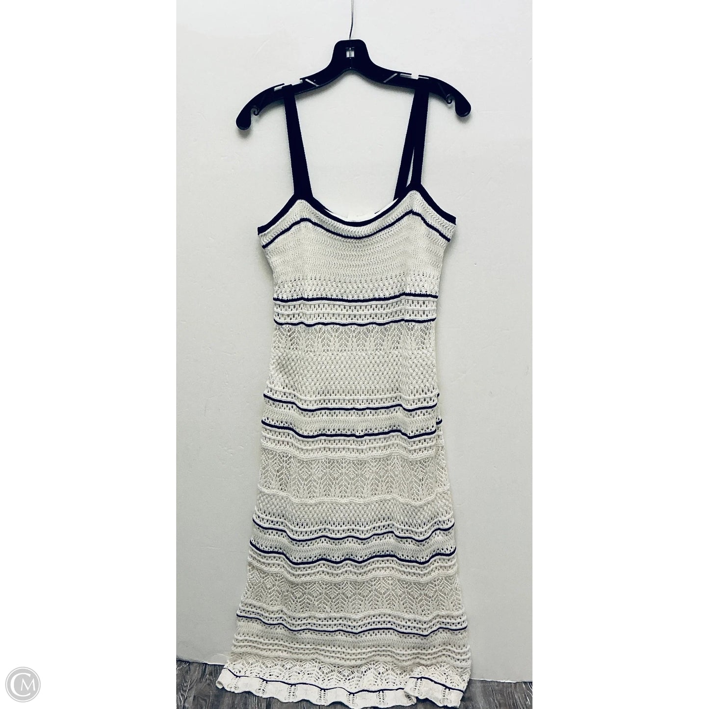 Dress Casual Midi By Abercrombie And Fitch In White, Size: Lp