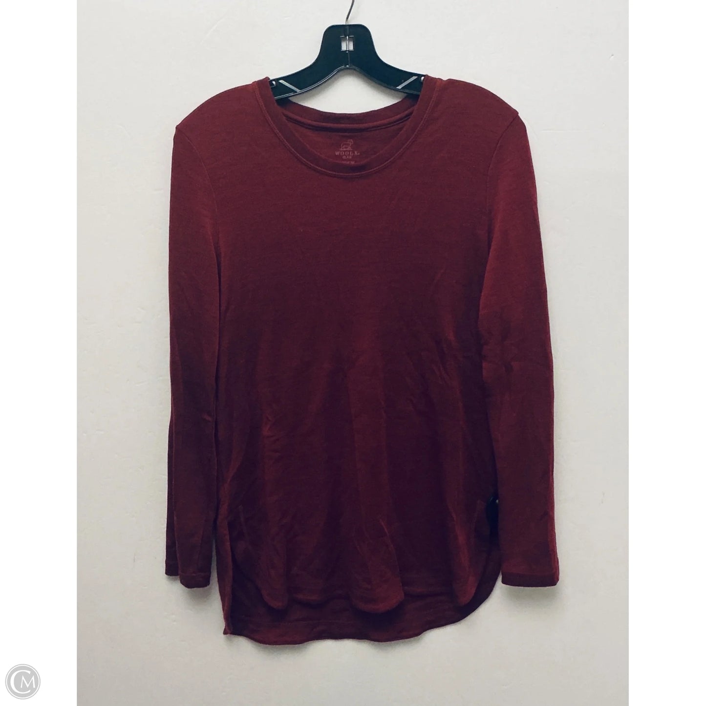 Top Long Sleeve Basic By Clothes Mentor In Red, Size: L