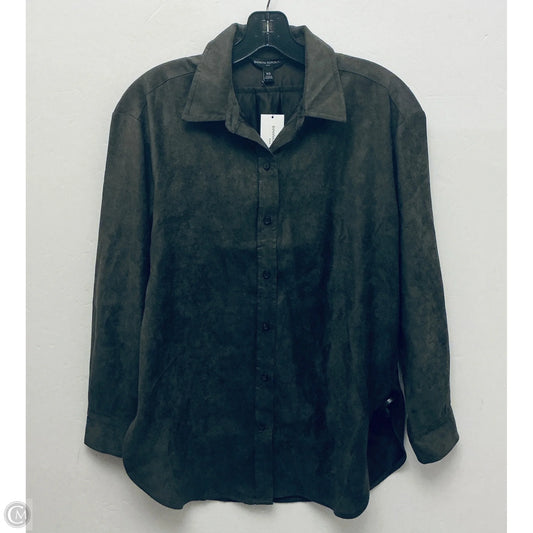 Top Long Sleeve By Banana Republic In Green, Size: Xs