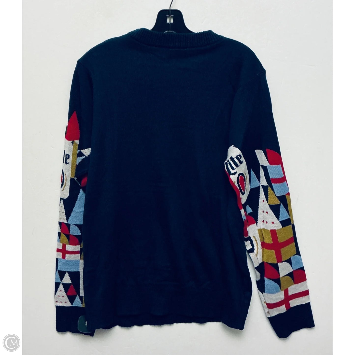 Sweater By Clothes Mentor In Navy, Size: L