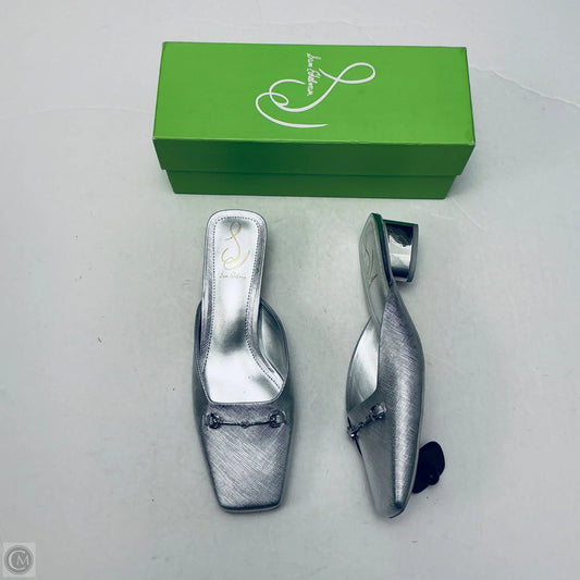 Sandals Flats By Sam Edelman In Silver, Size: 9