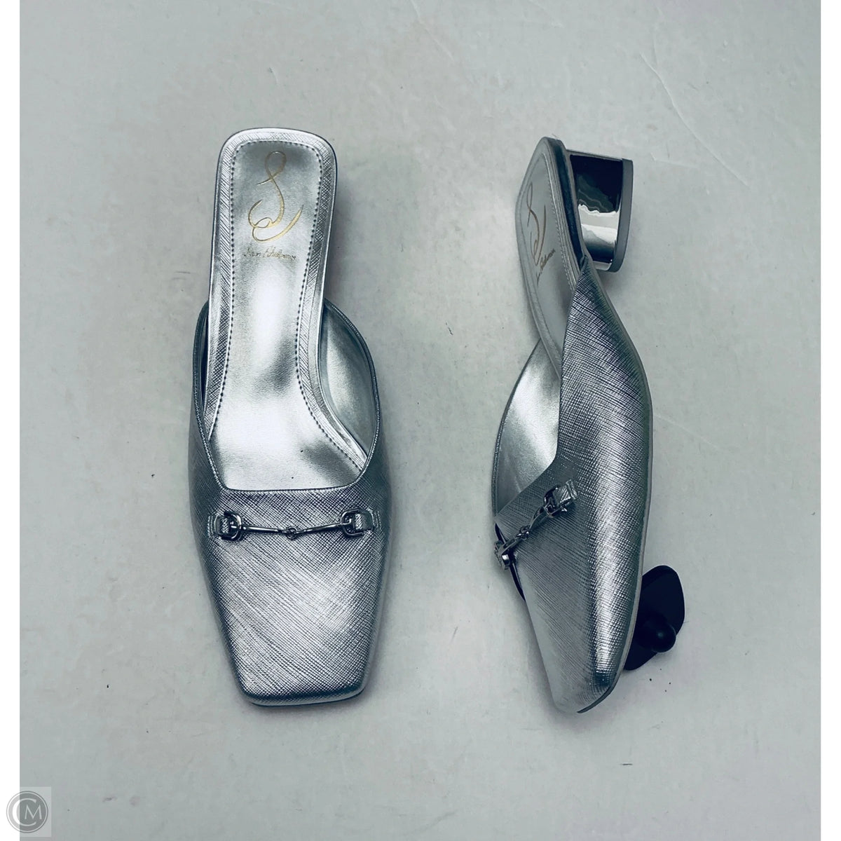 Sandals Flats By Sam Edelman In Silver, Size: 9