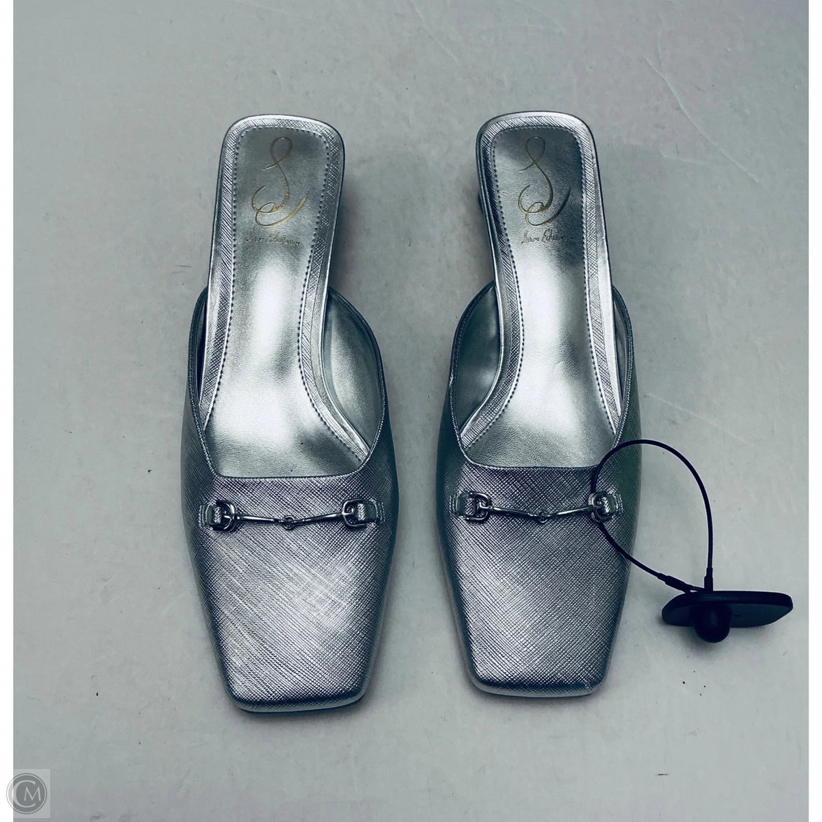 Sandals Flats By Sam Edelman In Silver, Size: 9