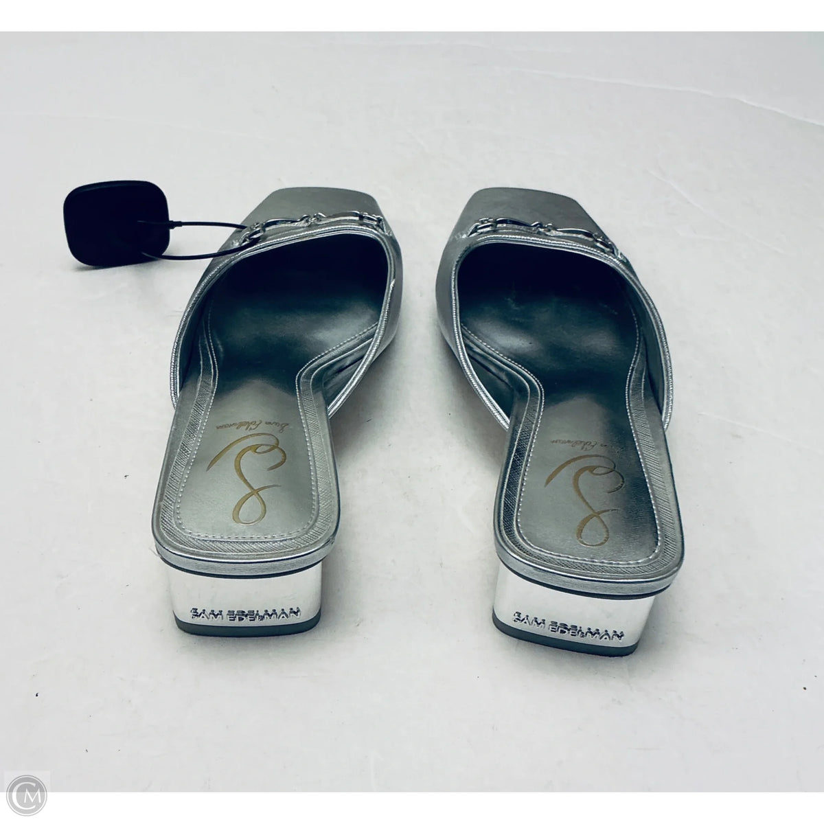 Sandals Flats By Sam Edelman In Silver, Size: 9