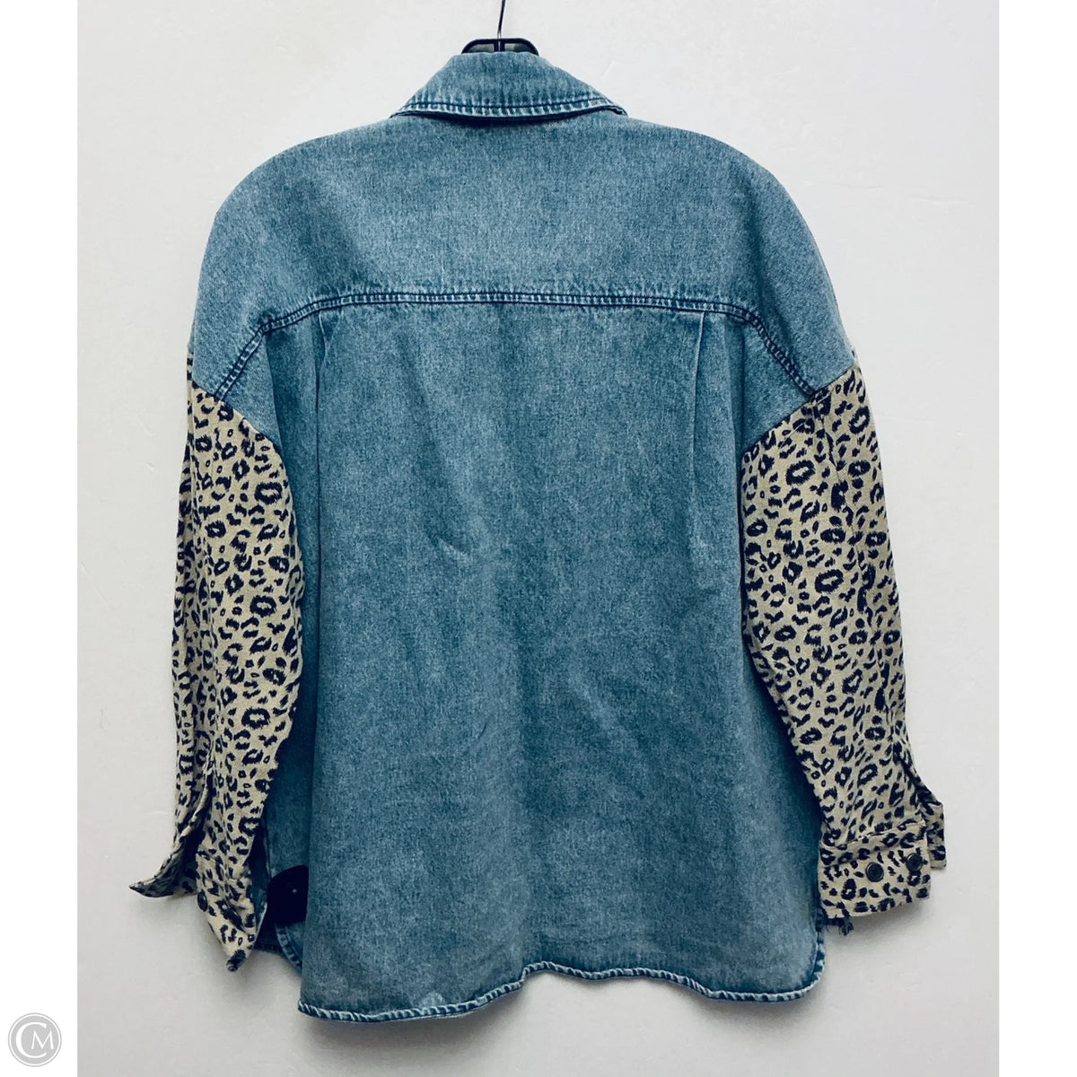Jacket Denim By Entro In Blue Denim, Size: S