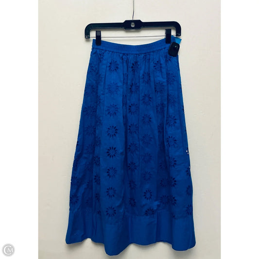 Skirt Maxi By J. Crew In Blue, Size: Xs
