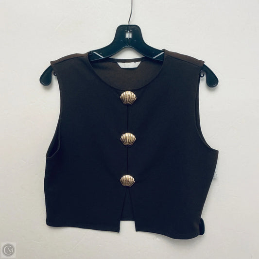 Top Sleeveless By H&m In Brown, Size: M