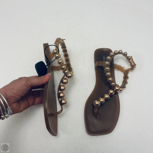 Sandals Flats By Jeffrey Campbell In Brown, Size: 8