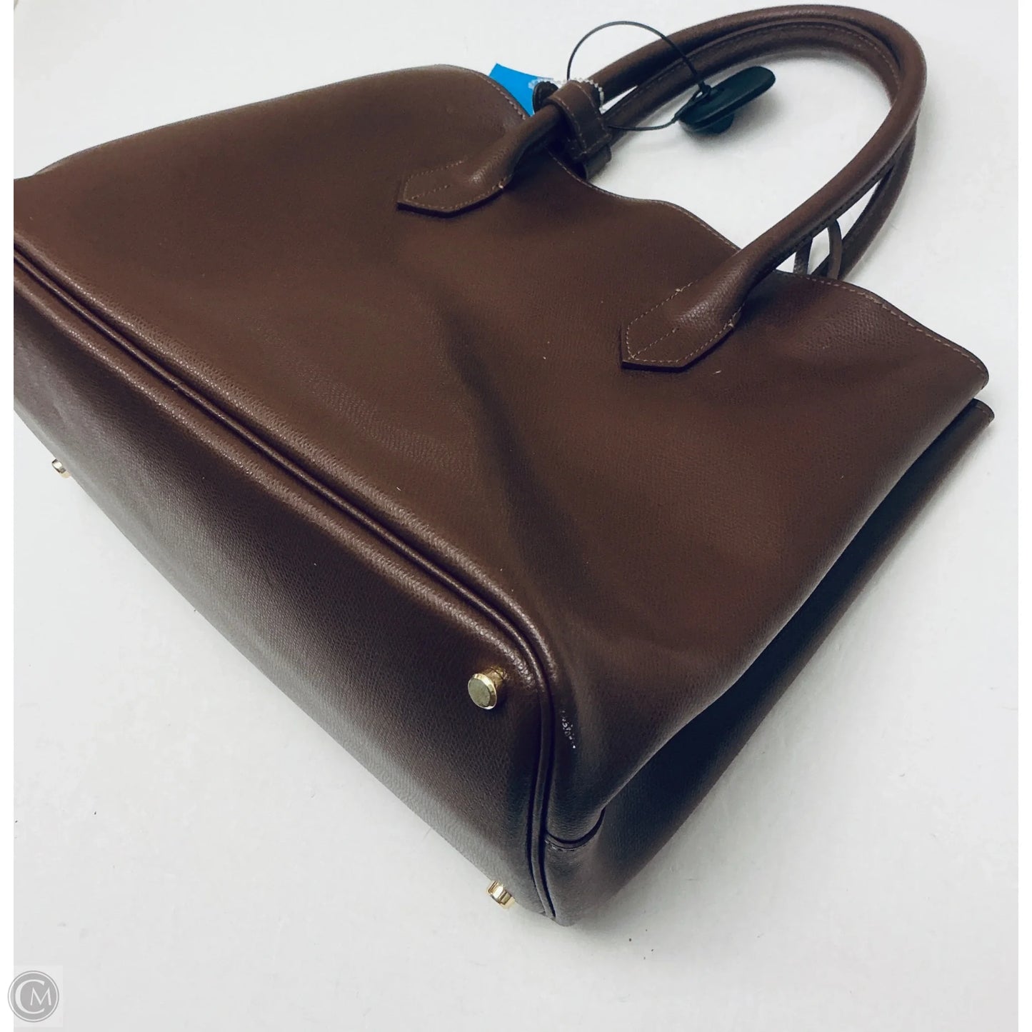 Handbag Leather By Cma, Size: Large