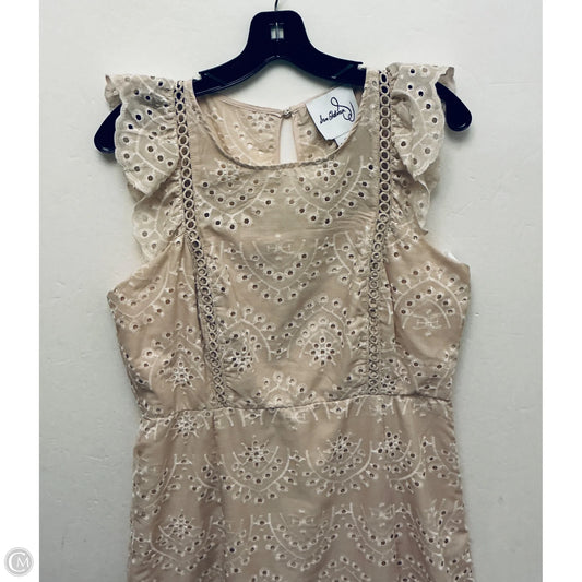 Dress Casual Midi By Sam Edelman In Tan, Size: L