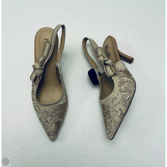 Shoes Heels Stiletto By Clothes Mentor In Cream, Size: 7.5