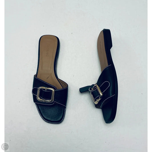 Sandals Flats By Cmc In Black, Size: 8