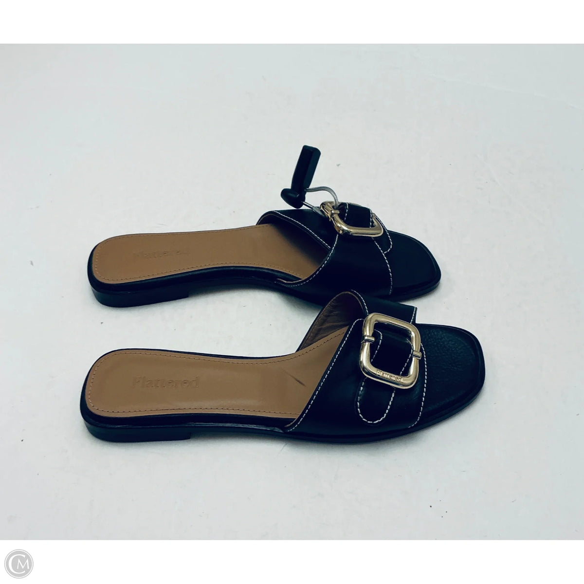 Sandals Flats By Cmc In Black, Size: 8
