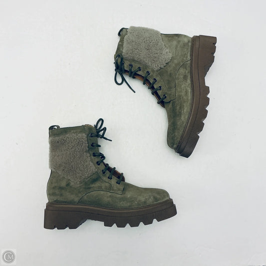 Boots Ankle Flats By Cmc In Green, Size: 8