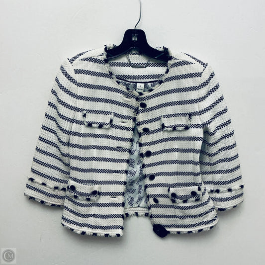 Jacket Other By White House Black Market In Striped Pattern, Size: S