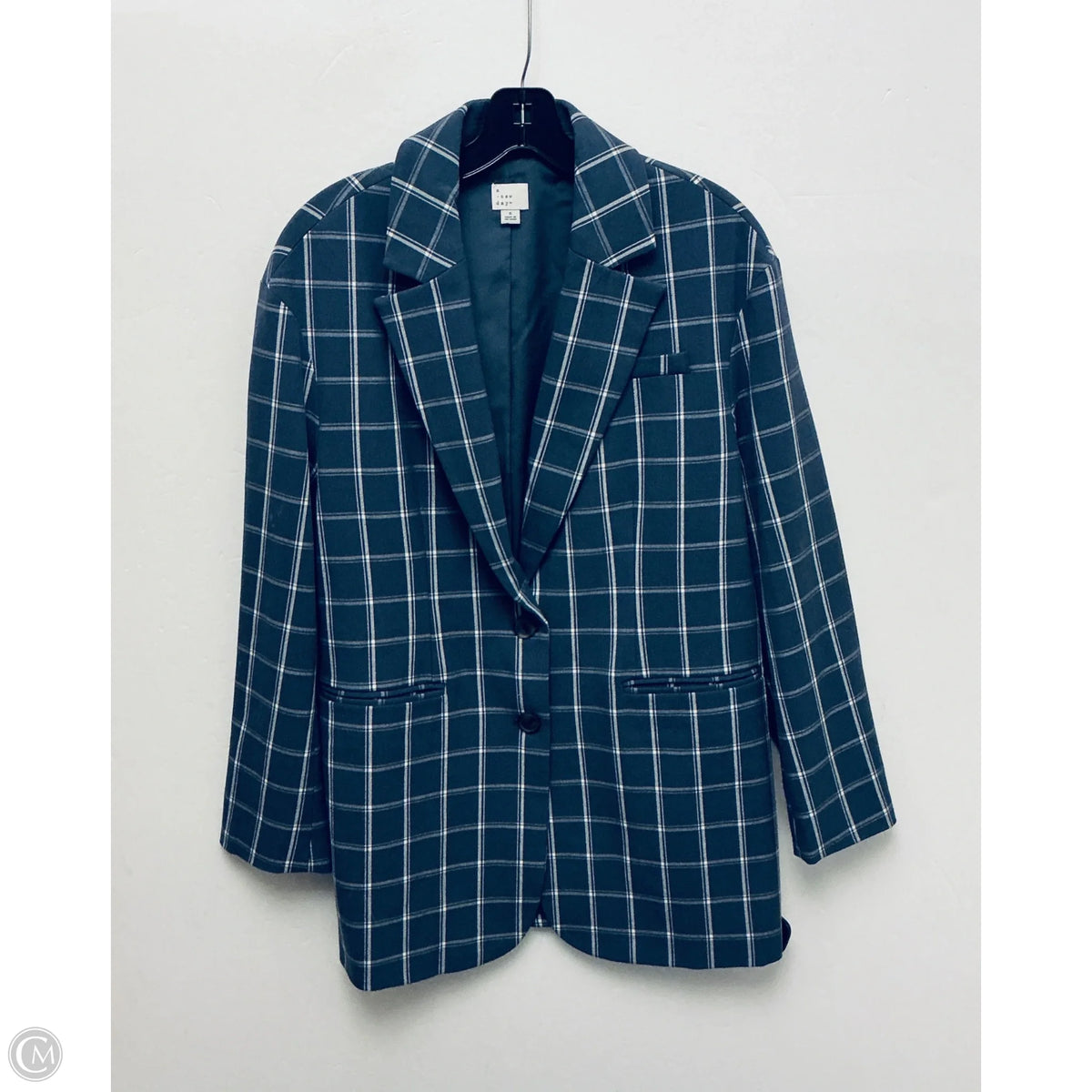 Blazer By A New Day In Striped Pattern, Size: S