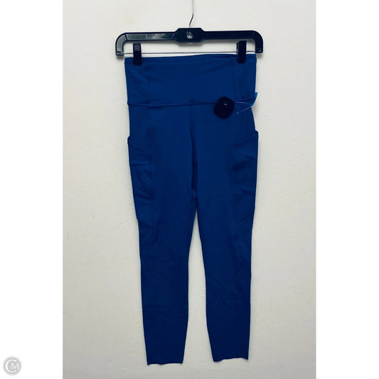 Athletic Capris By Lululemon In Blue, Size: 6