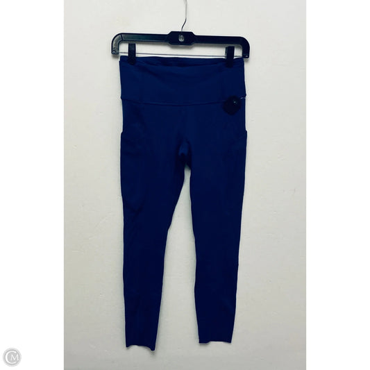 Athletic Capris By Lululemon In Blue, Size: 6