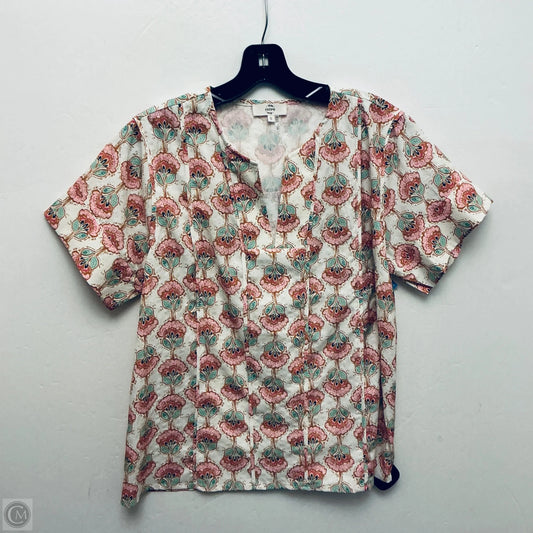 Top Short Sleeve By Entro In Floral Print, Size: S