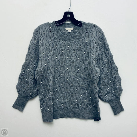 Sweater By Clothes Mentor In Grey, Size: S
