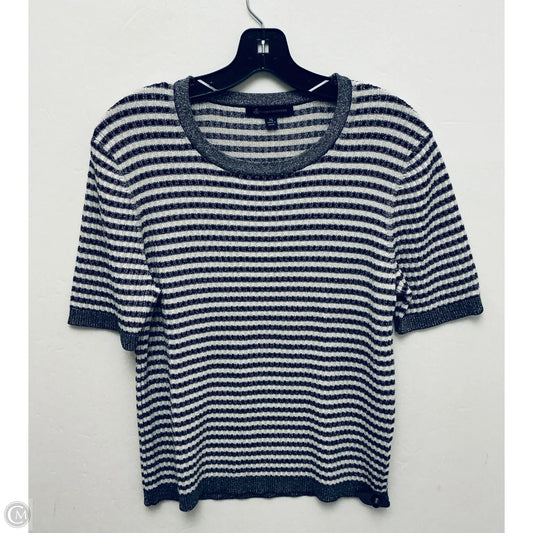Sweater Short Sleeve By Brooks Brothers In Striped Pattern, Size: Xl