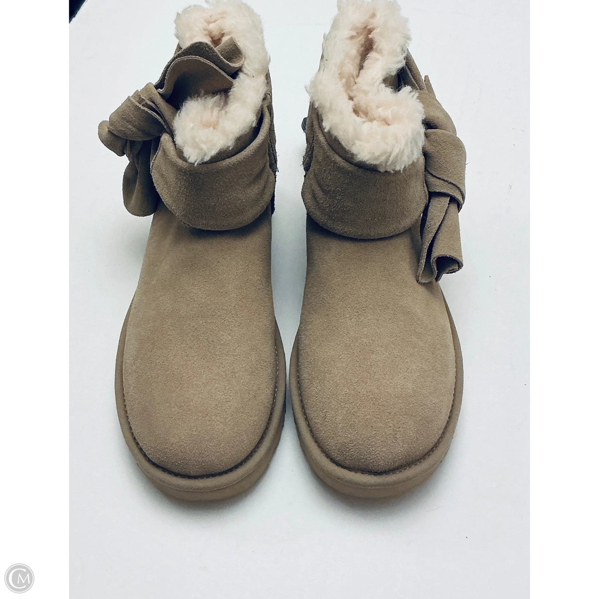 Boots Designer By Ugg In Brown, Size: 7
