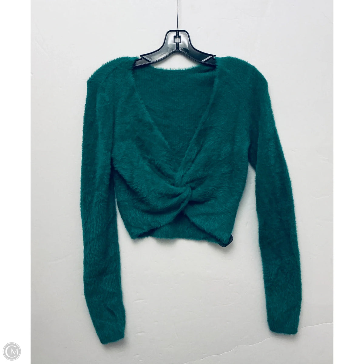 Sweater By Clothes Mentor In Green, Size: S