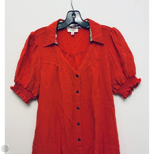 Dress Casual Short By Umgee In Red, Size: M
