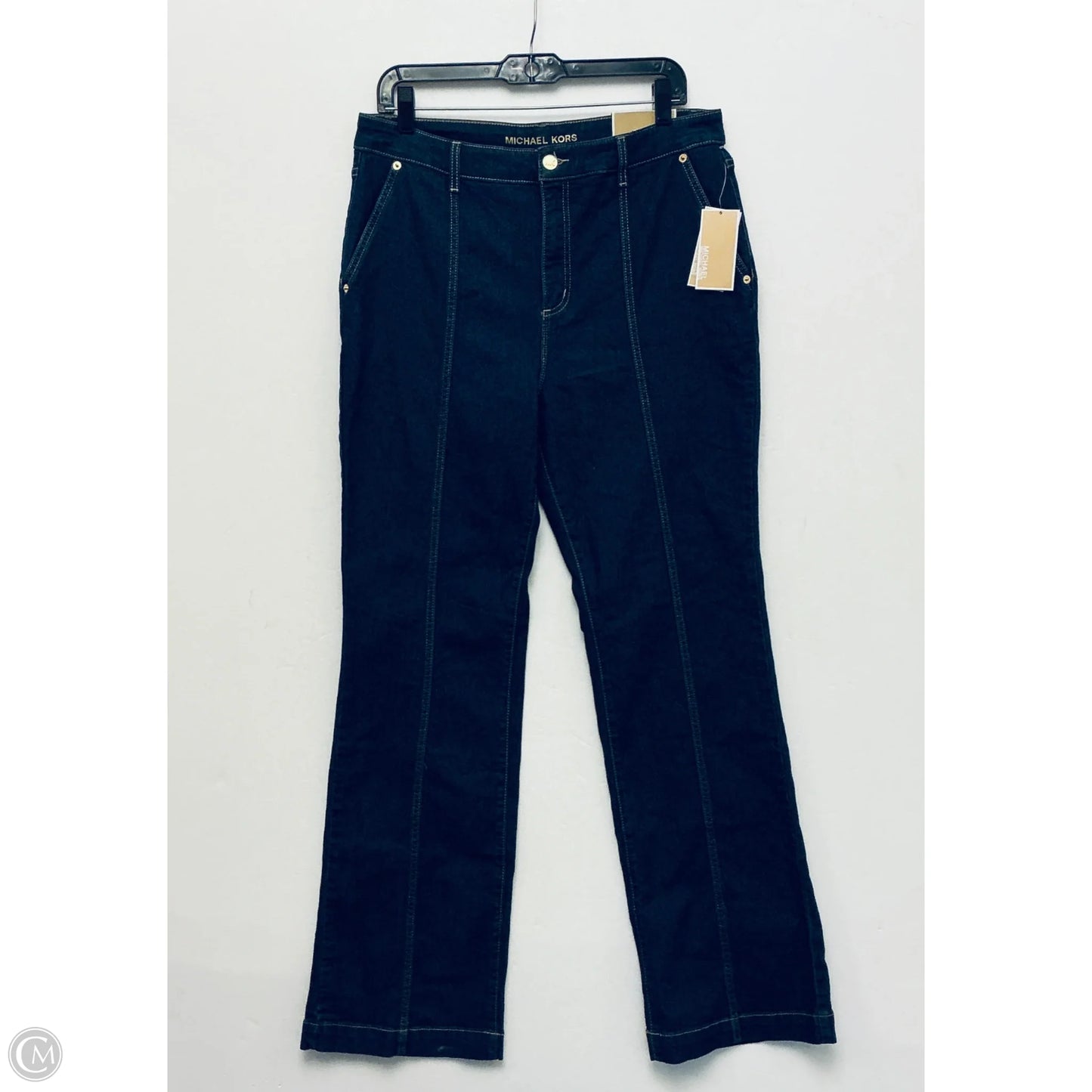 Jeans Wide Leg By Michael By Michael Kors In Navy, Size: 12