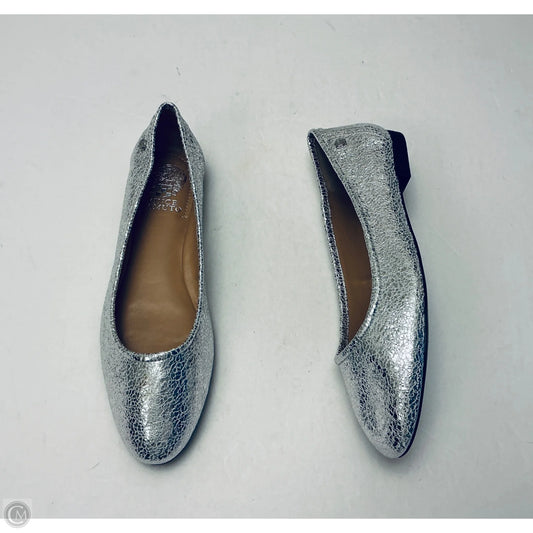 Shoes Flats By Vince Camuto In Silver, Size: 9.5