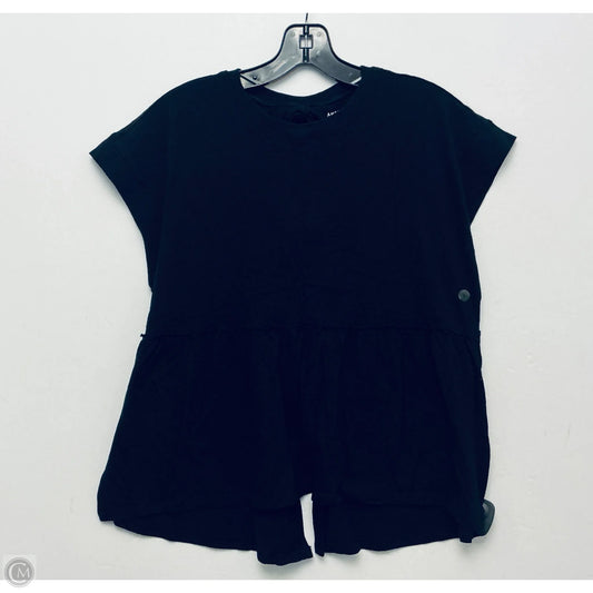 Top Short Sleeve By American Eagle In Black, Size: S