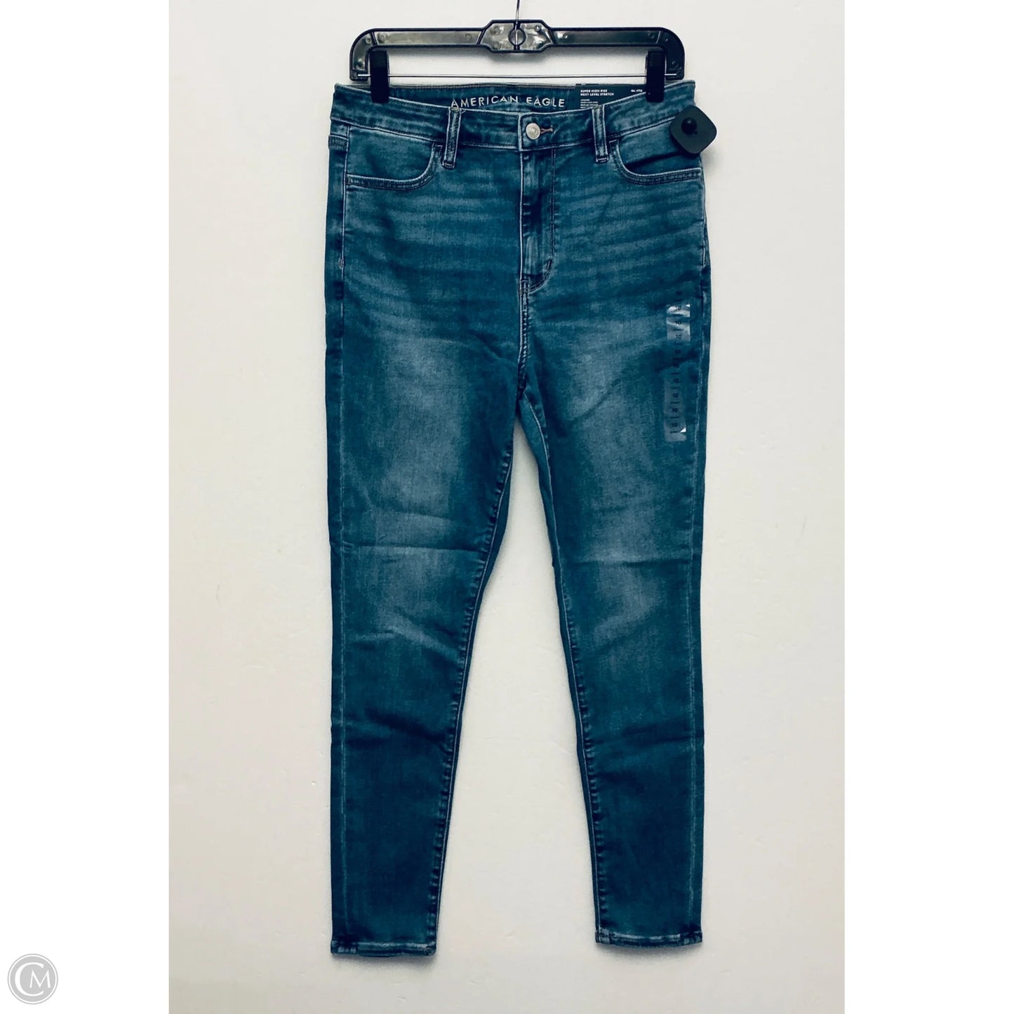 Jeans Skinny By American Eagle In Blue, Size: 10