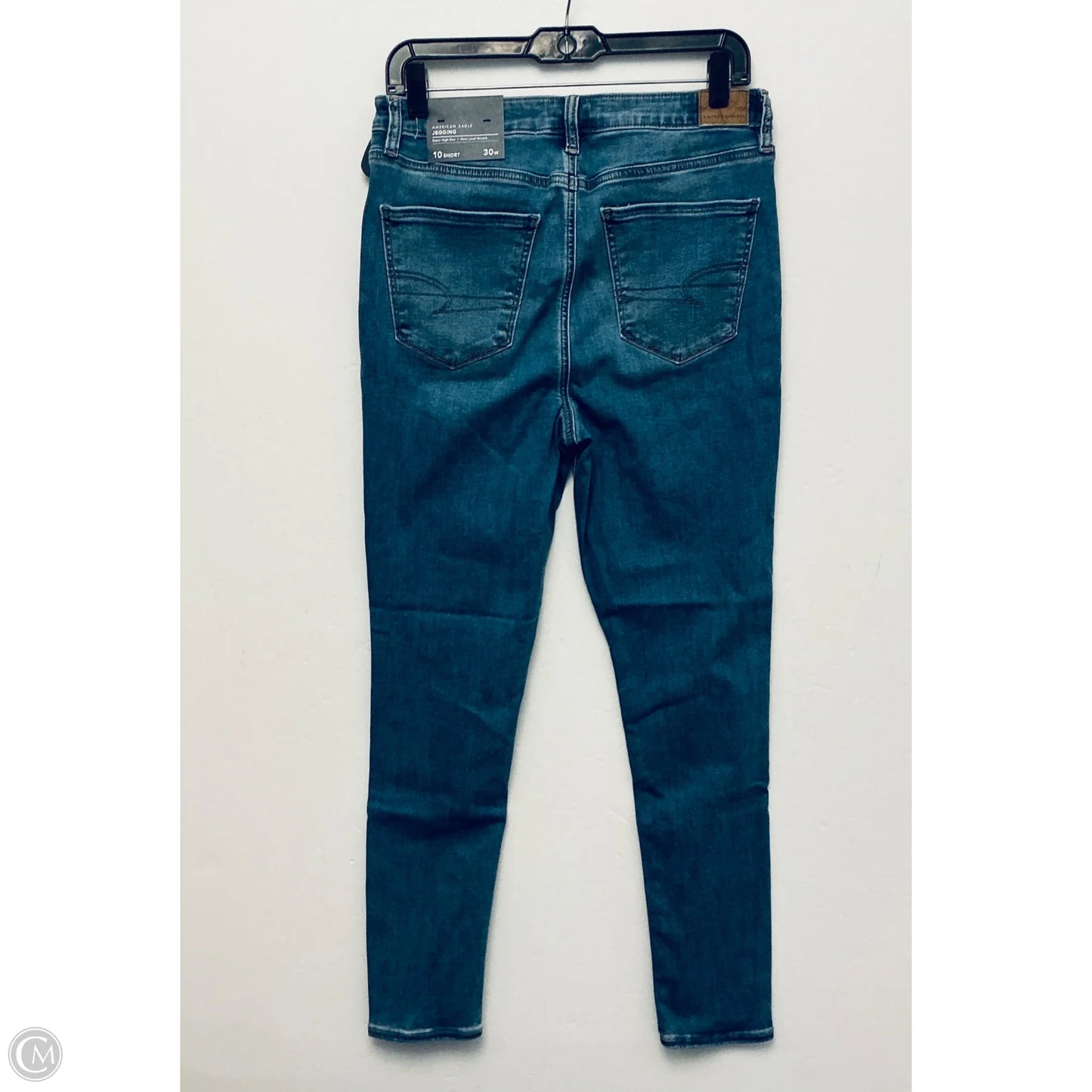 Jeans Skinny By American Eagle In Blue, Size: 10