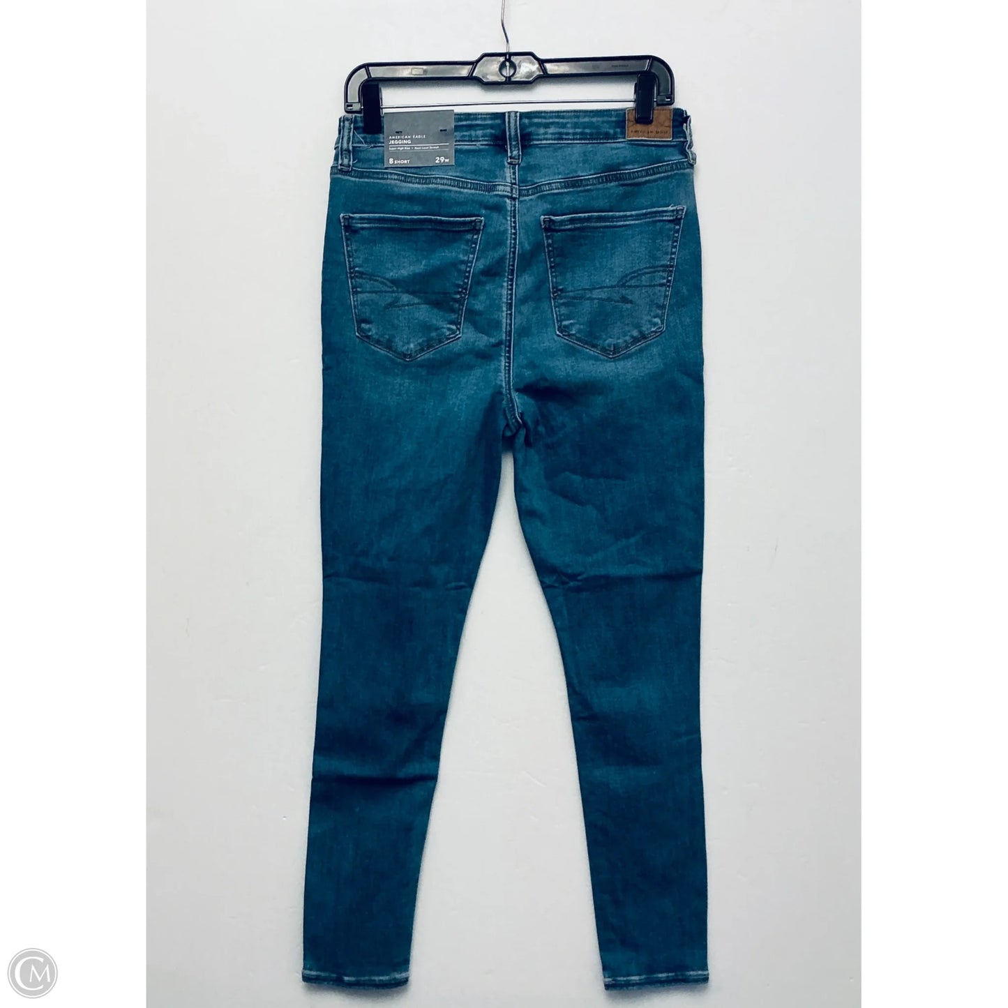 Jeans Skinny By American Eagle In Blue, Size: 8